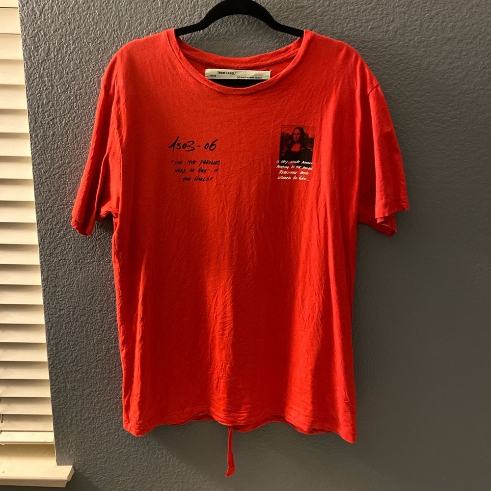 Mona lisa off white tee